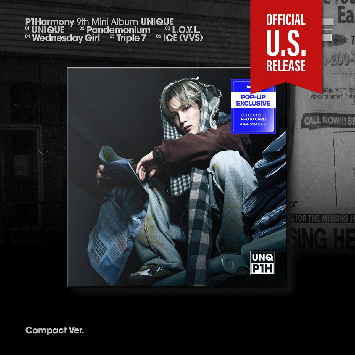 P1HARMONY UNIQUE 9th Mini Album Member Compact POP-UP Exclusive Ver - Soul Ver - Main Image