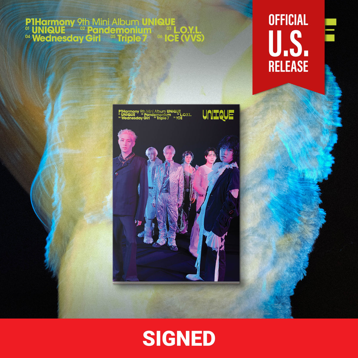 P1HARMONY UNIQUE 9th Mini Album Signed US Exclusive Ver - C Ver - Main Image