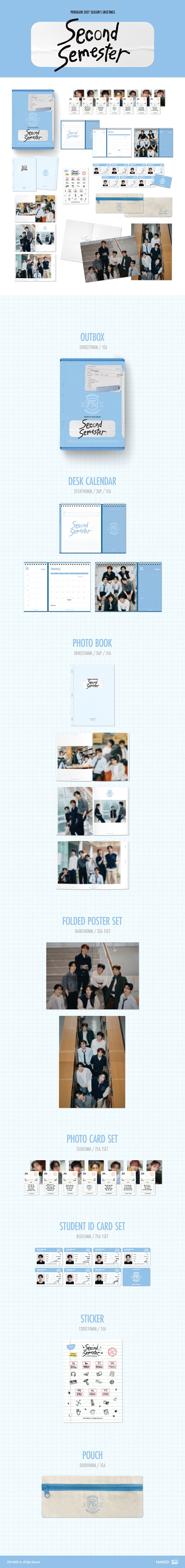 [PRE-ORDER] PENTAGON - 2027 Season's Greetings [Second Semester] gallery image 1