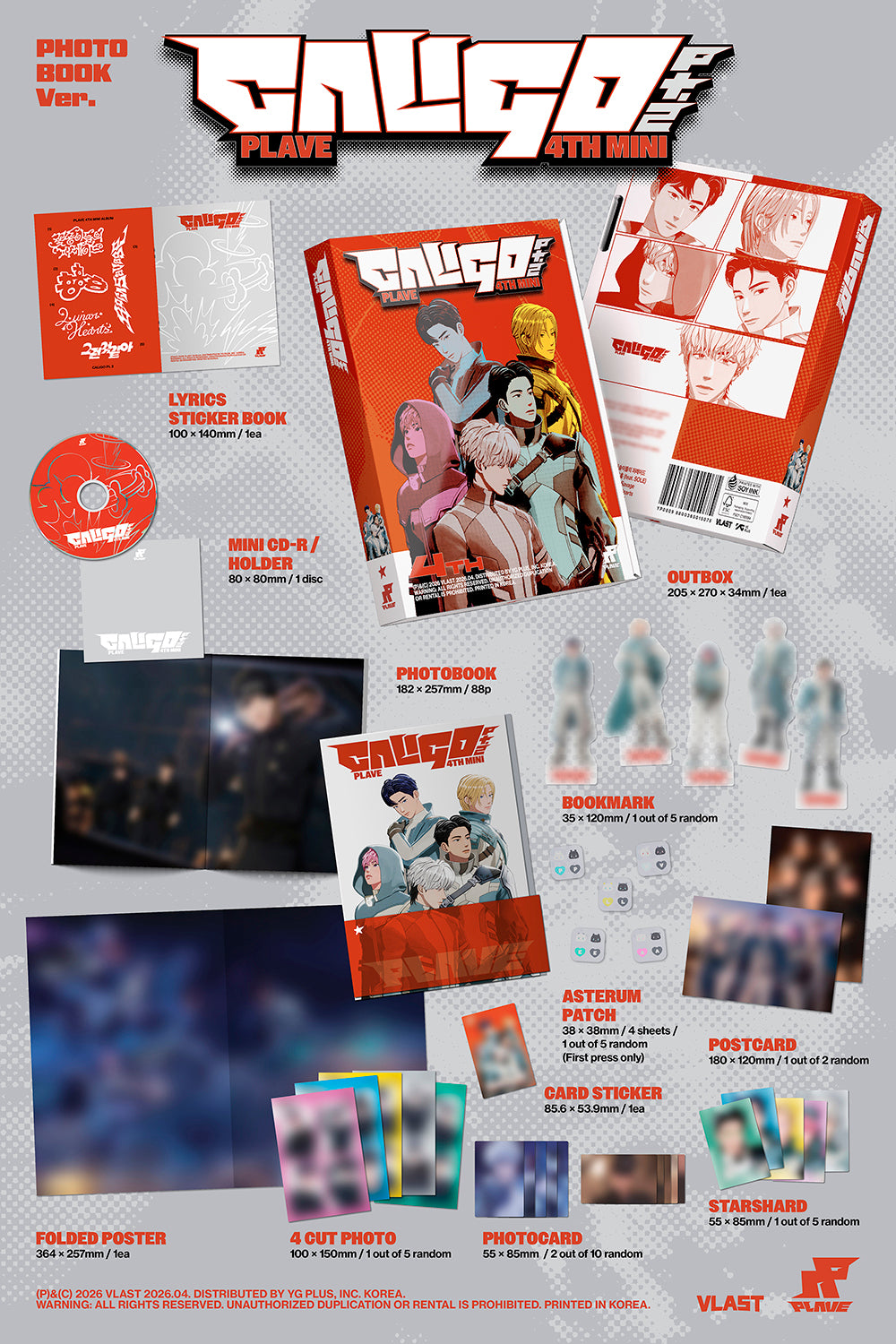 PLAVE - Caligo Pt.2 [4th Mini Album - PHOTOBOOK Ver.] - K PLACE