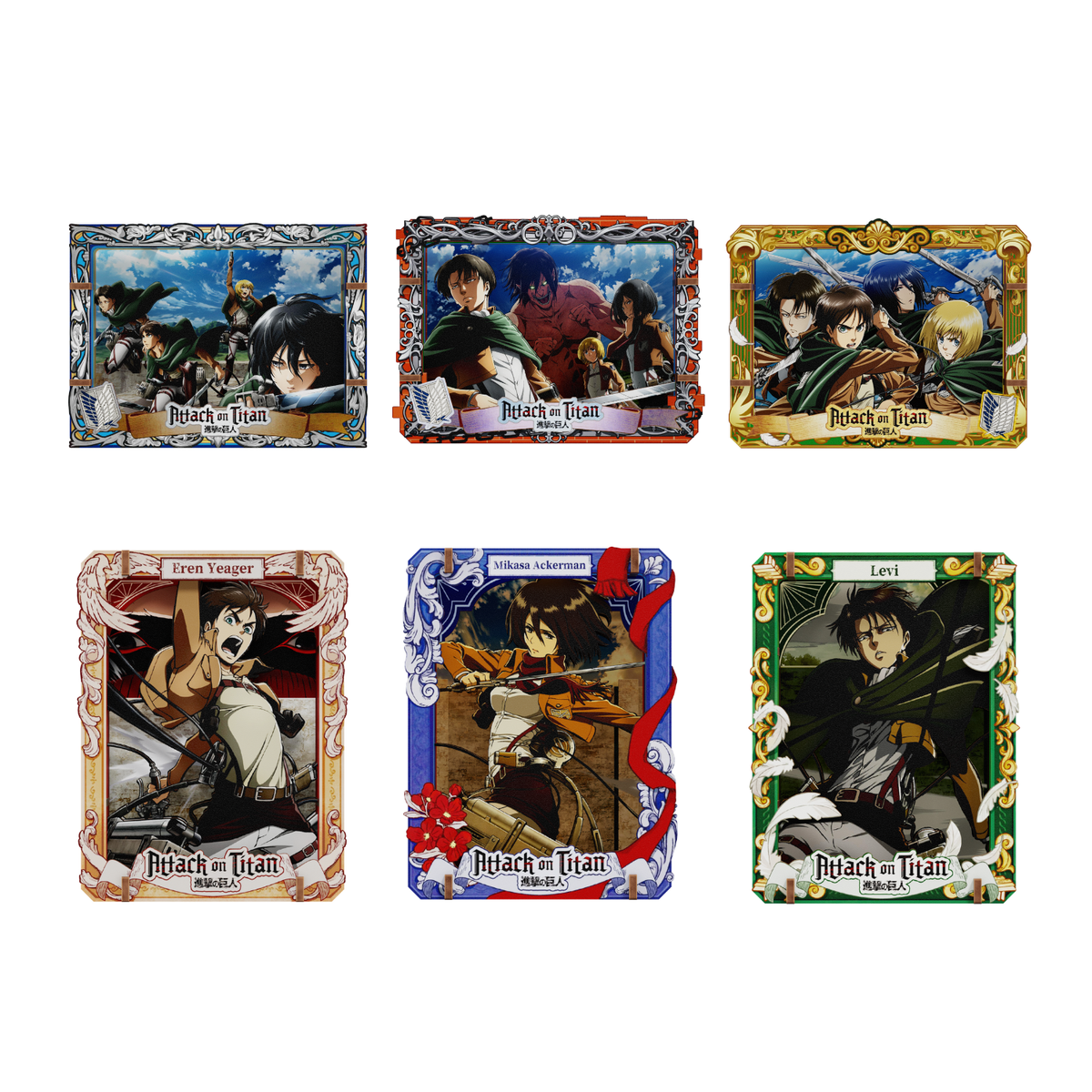 PUREMIND x ATTACK ON TITAN Wooden Gallery Blind Box - Main Image 2