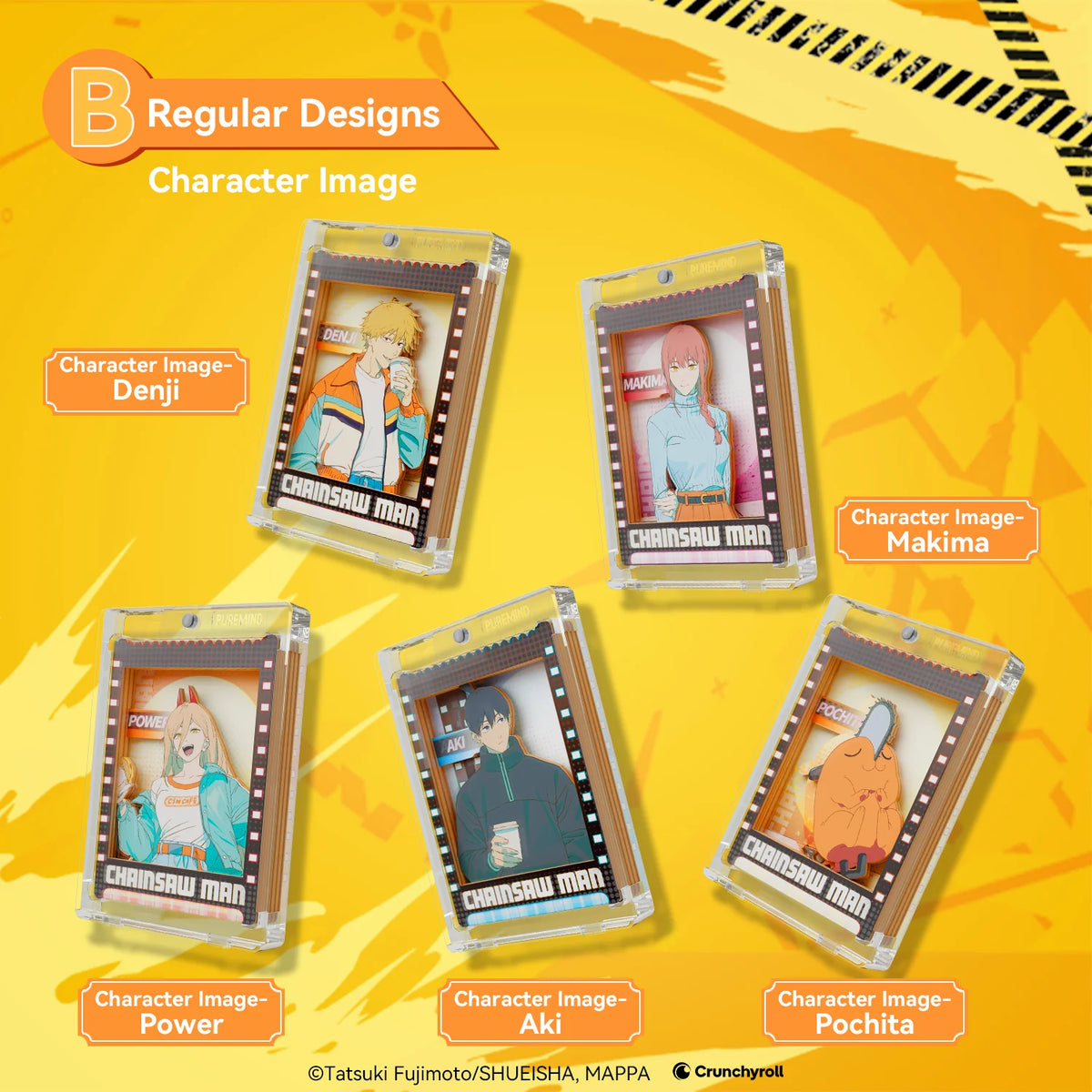 PUREMIND x CHAINSAW MAN - Sorcery Prism Pane Series Mini Art Blind Box gallery image 3