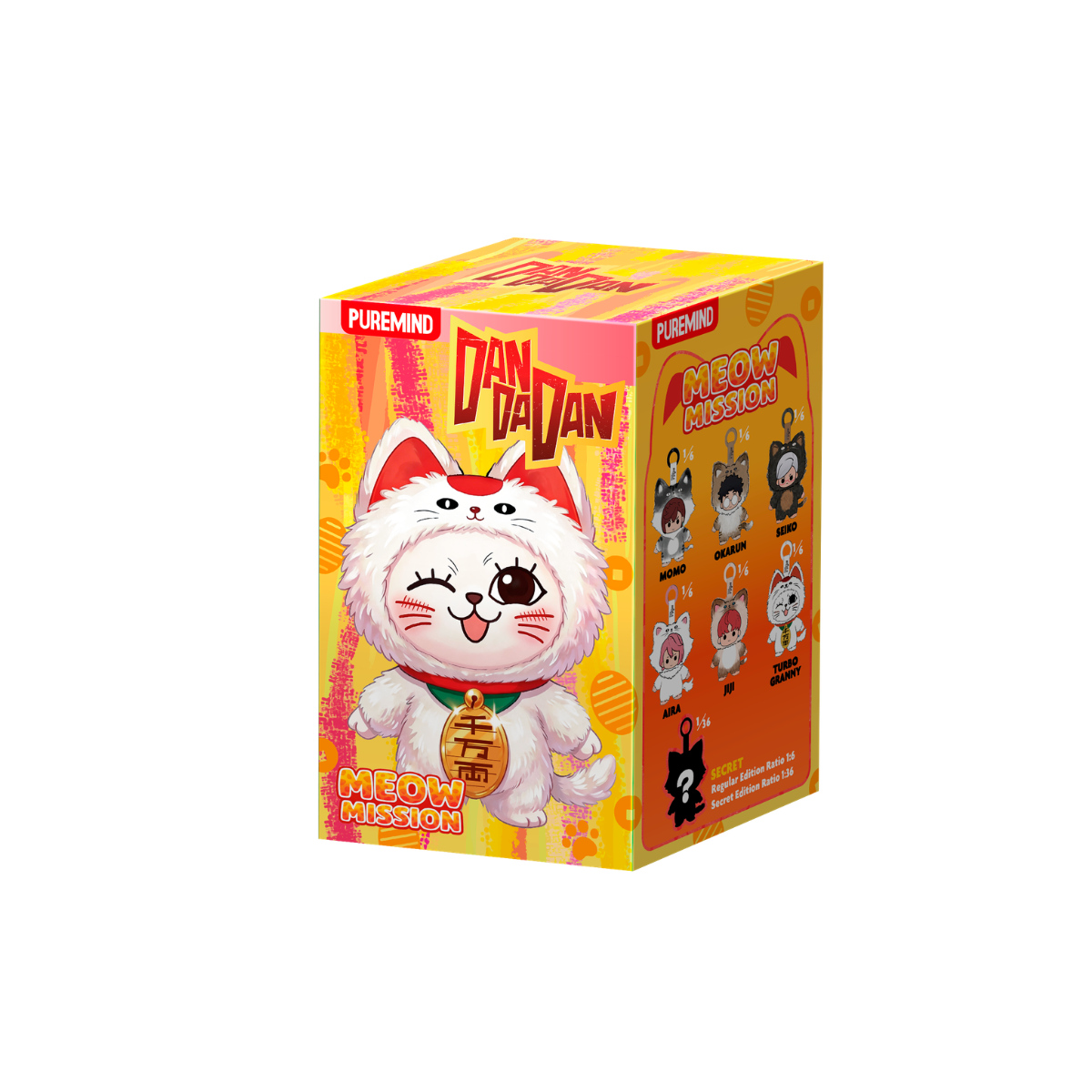 PUREMIND x DAN DA DAN Meow Mission Vinyl Plush Blind Box - Main Image