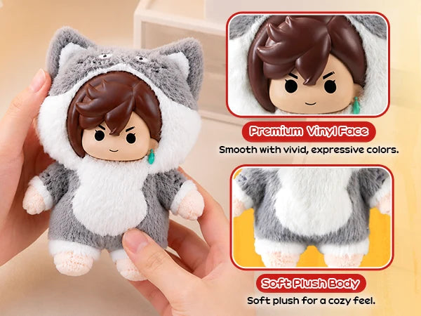 PUREMIND x DAN DA DAN - Meow Mission Vinyl Plush Blind Box gallery image 7