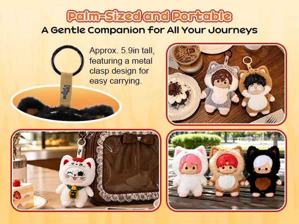 PUREMIND x DAN DA DAN - Meow Mission Vinyl Plush Blind Box gallery image 8