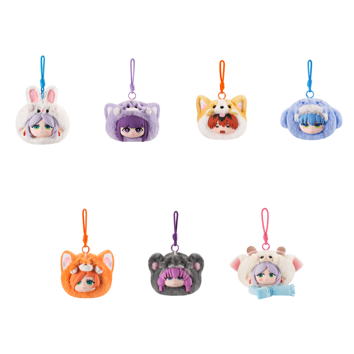 PUREMIND x FRIEREN Animal Party Series Vinyl Plush Keyring Blind Box - Main Image 2