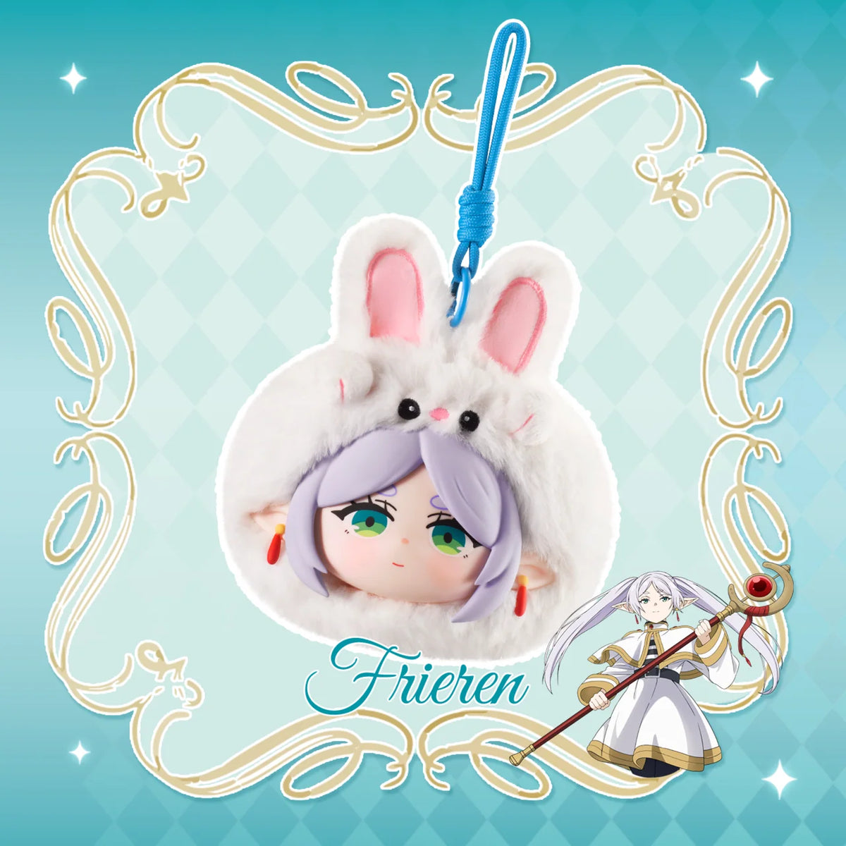 PUREMIND x FRIEREN - Animal Party Series Vinyl Plush Keyring Blind Box gallery image 3