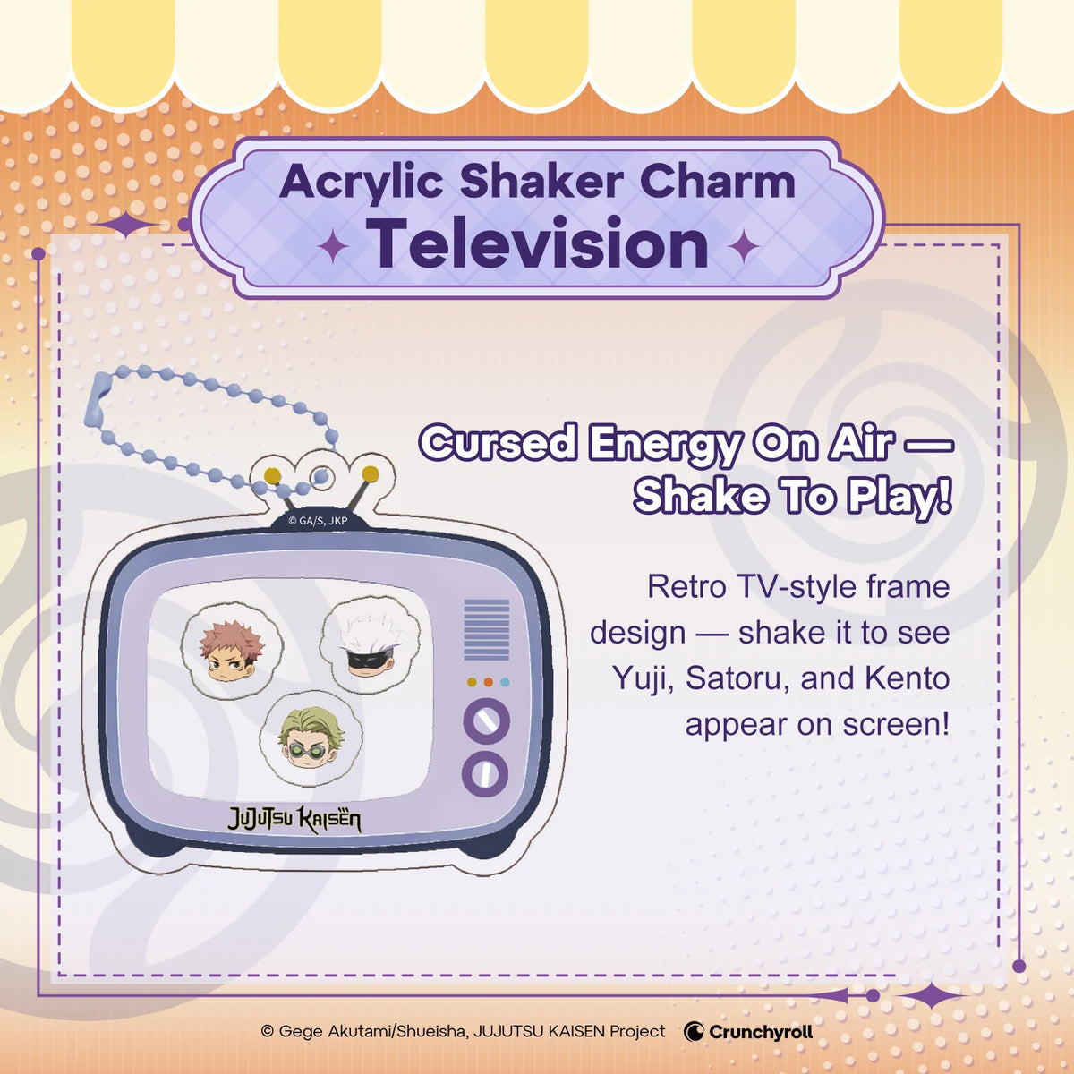 PUREMIND x JUJUTSU KAISEN - Acrylic Shaker Charm gallery image 5