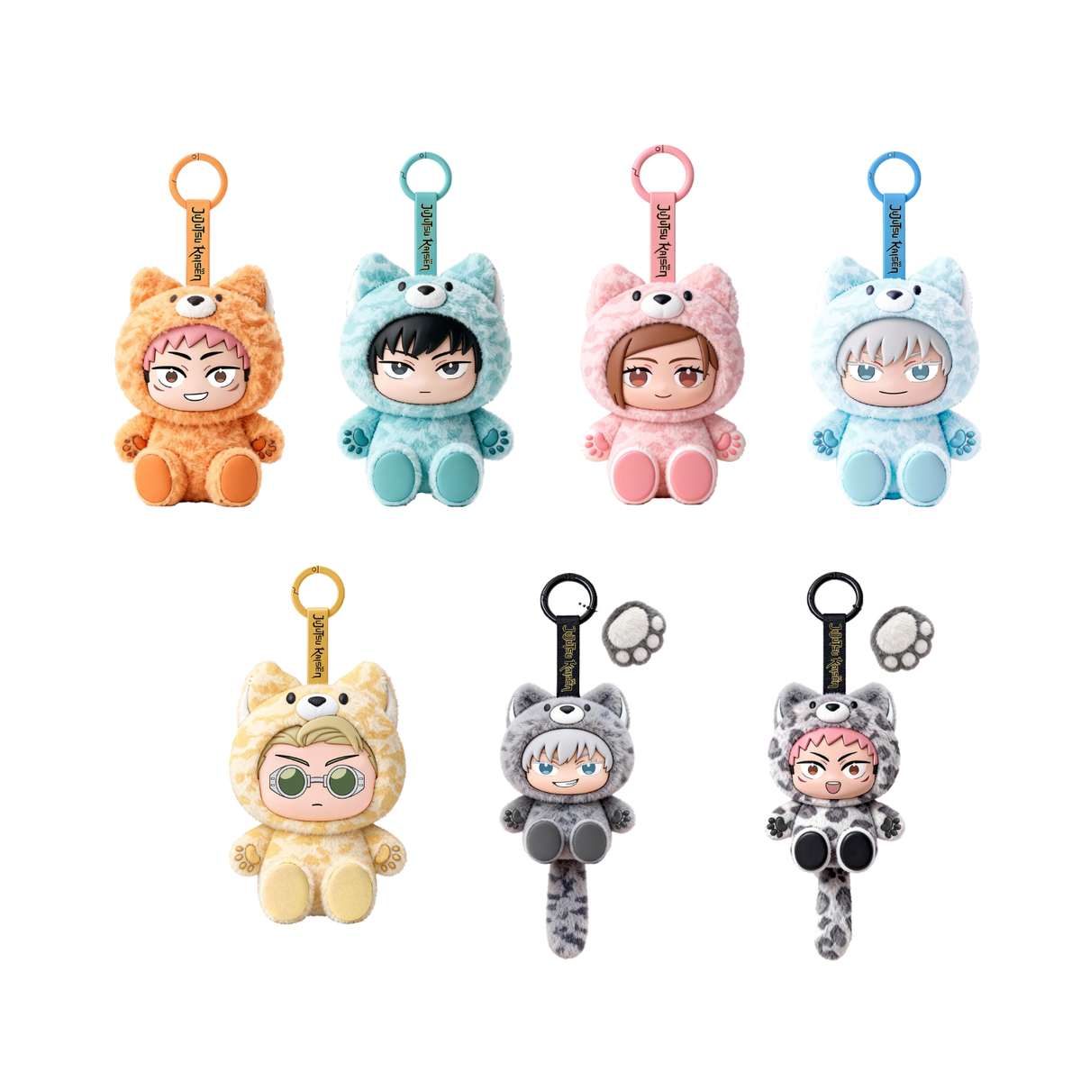 PUREMIND x JUJUTSU KAISEN Jujutsu Kaisen Chibi Beast Vinyl Plush Keyring Blind Box - Main Image 2
