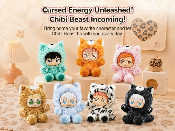 PUREMIND x JUJUTSU KAISEN - Chibi Beast Vinyl Plush Keyring Blind Box gallery image 6