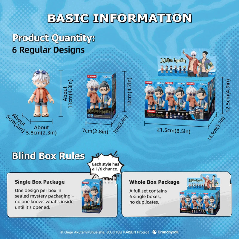PUREMIND x JUJUTSU KAISEN - Hidden Inventory Series Vol. 2 Figure Blind Box gallery image 1