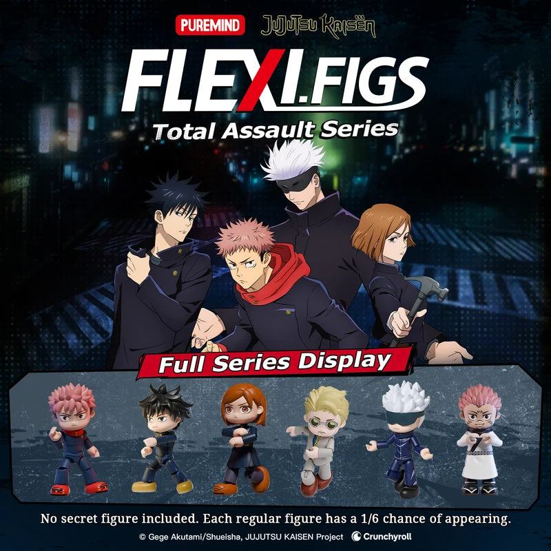 PUREMIND x JUJUTSU KAISEN - Total Assault Series Vol. 1 Figure Blind Box gallery image 1