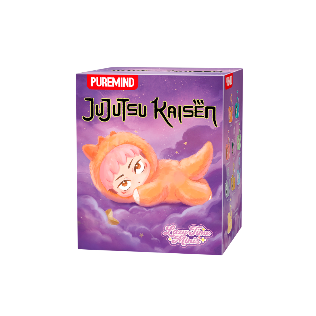 PUREMIND x JUJUTSU KAISEN Lazy Time Minis Vinyl Plush Keyring Blind Box - Main Image