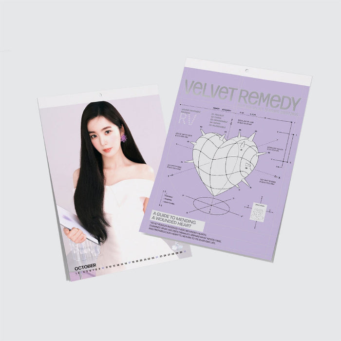 Red Velvet 2027 Seasons Greetings Wall Calendar VELVET REMEDY - main image