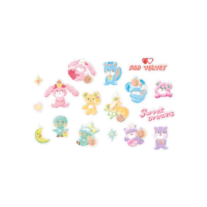 Red Velvet Epoxy Sticker Set Sweet Dreams POP UP Store Official MD - main image