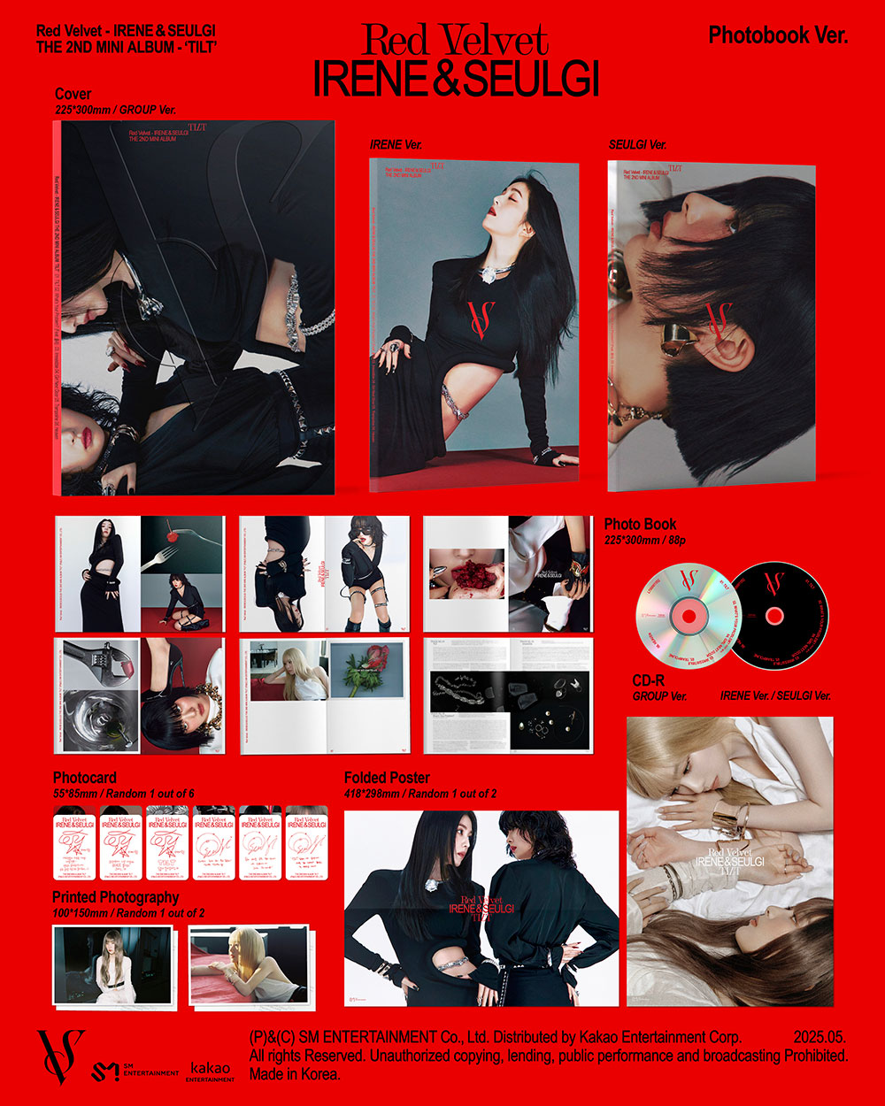 Red Velvet IRENE & SEULGI - TILT [2nd Mini Album - Photobook Ver.]