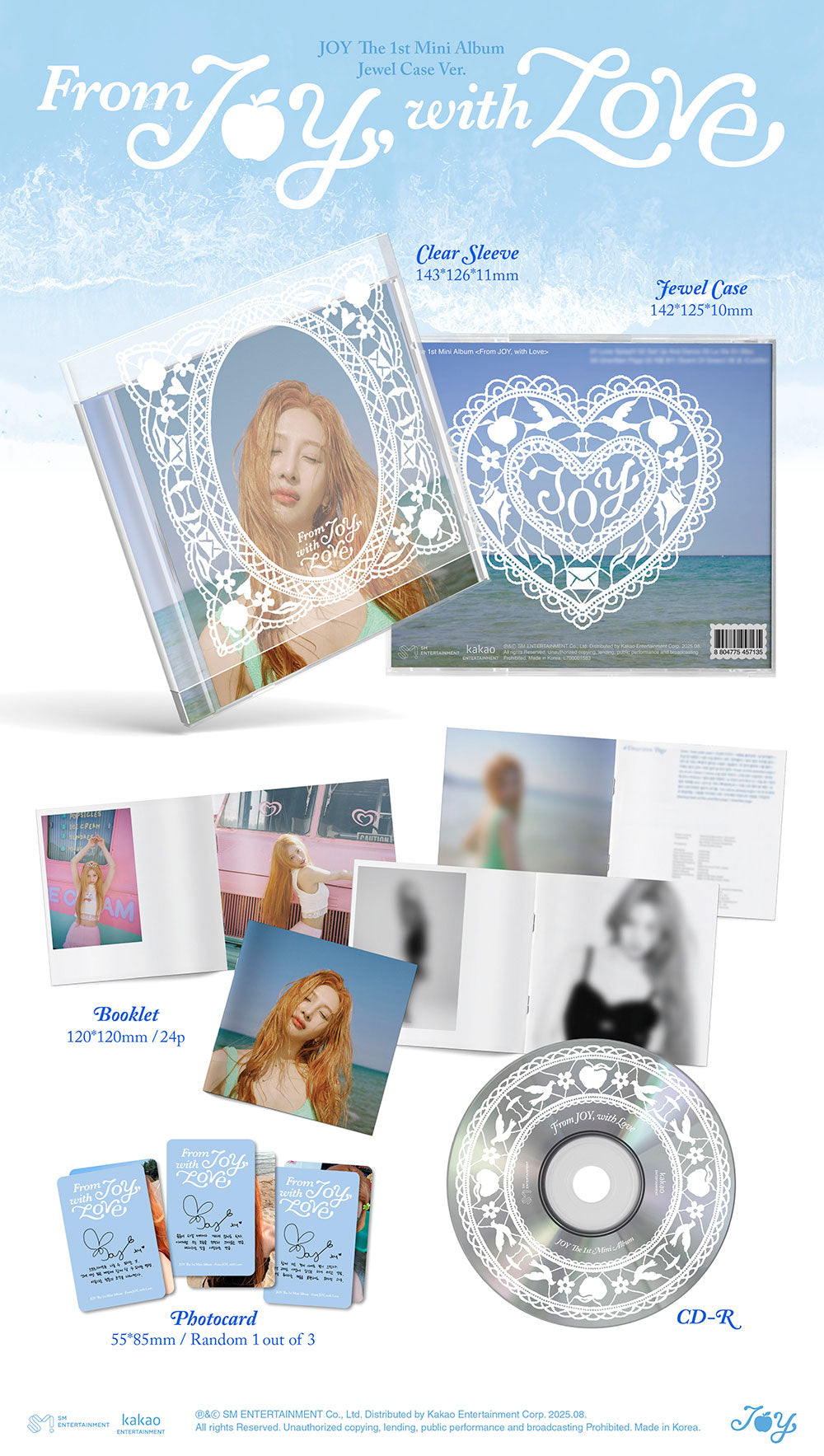 JOY - From JOY, with Love [1st Mini Album - Jewel Case Ver.]