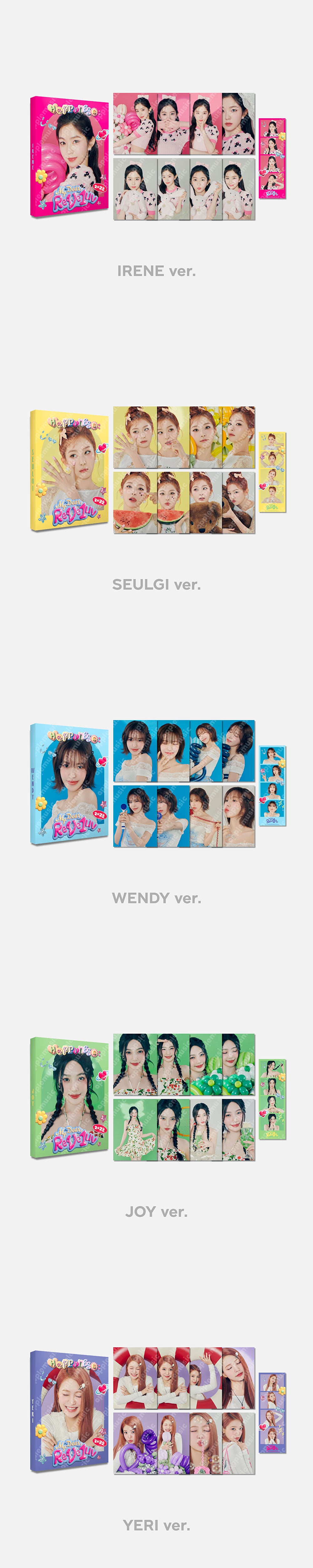 Red Velvet - Postcard Book Set [2024 Fancon Tour 'HAPPINESS : My Dear, ReVe1uv' Official MD]