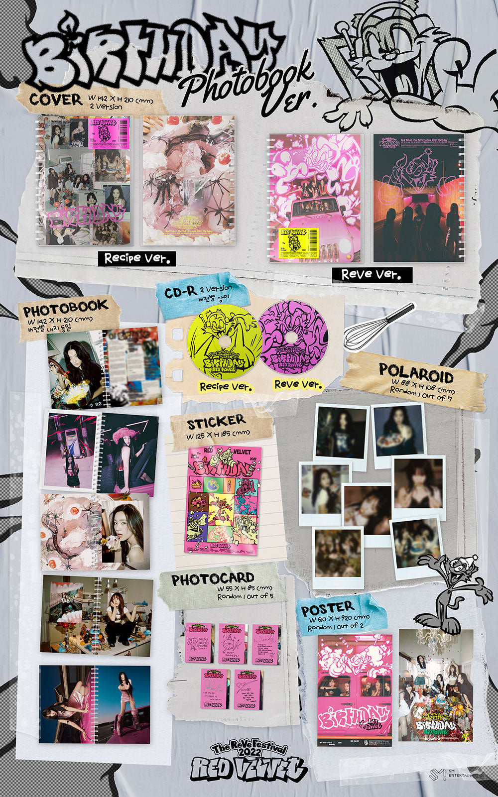 Red Velvet - 'The ReVe Festival 2022 - Birthday' [10th Mini Album - Photobook Ver.]