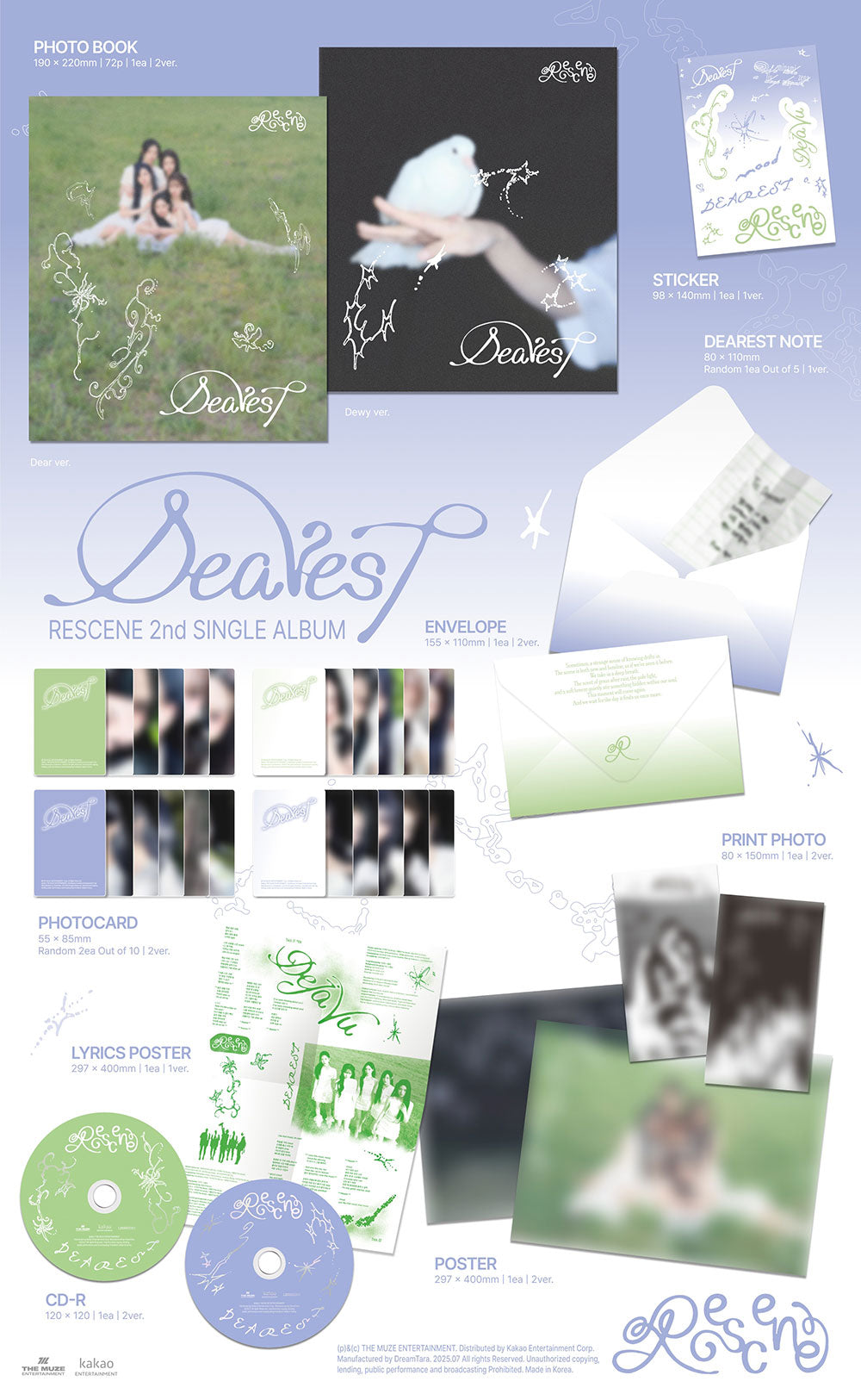 RESCENE - Dearest [2nd Single Album]