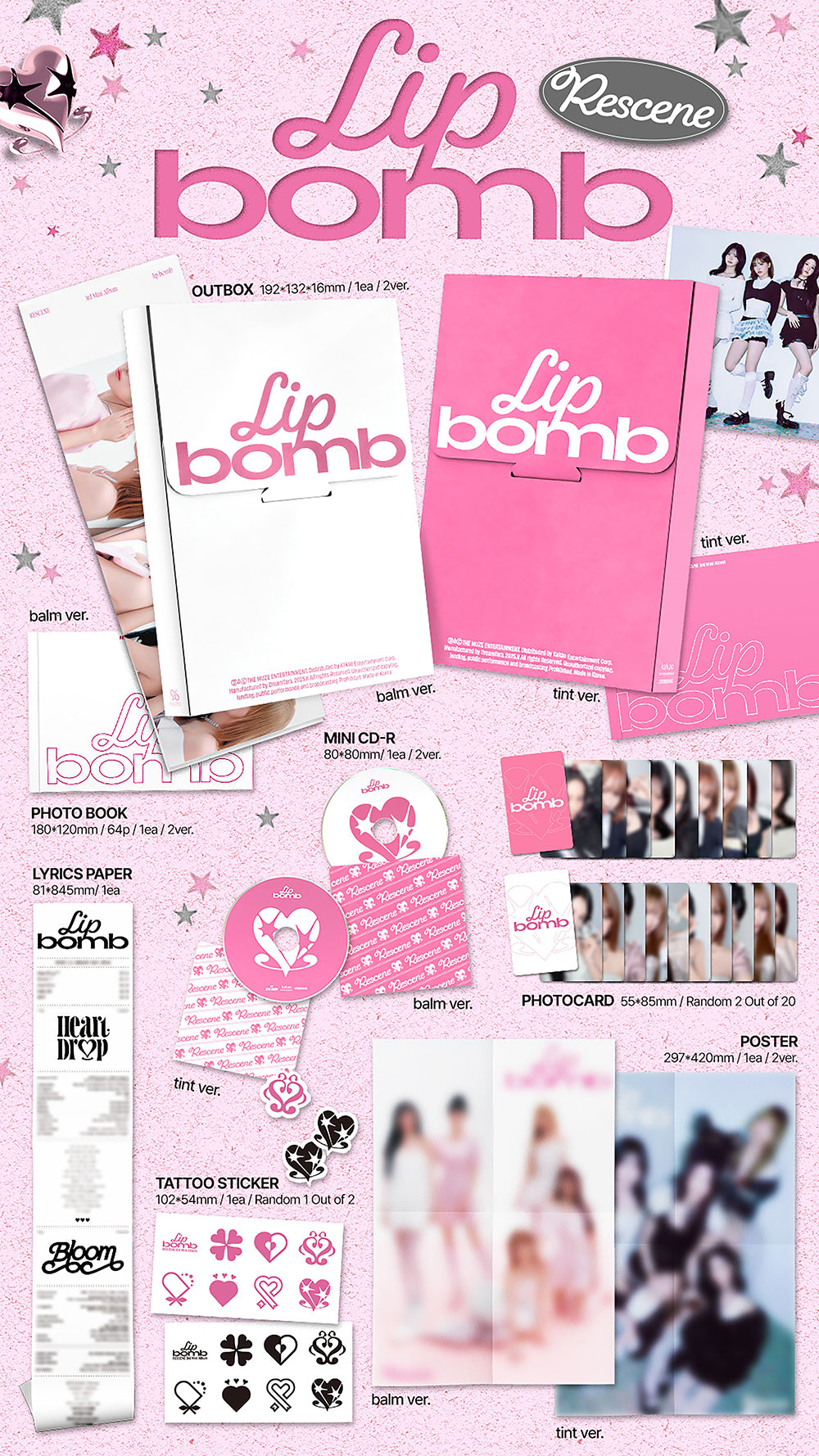 RESCENE - lip bomb [3rd Mini Album]