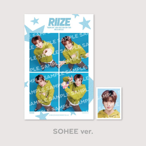 RIIZE 4-Cut and ID Photo Set 2024 FAN CON RIIZING DAY FINALE 2nd Official MD - Sohee Version