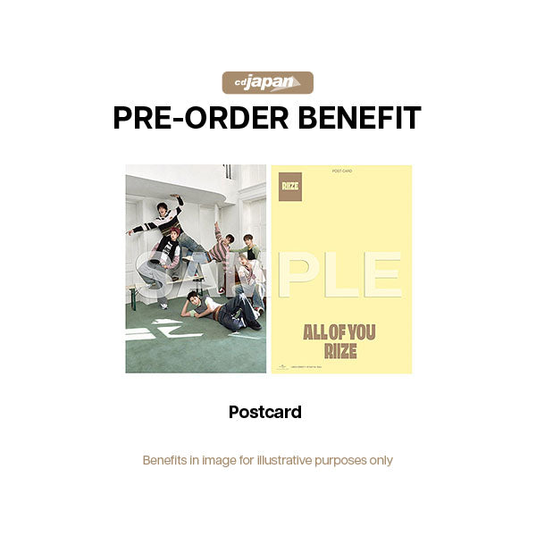 RIIZE - All of You 2nd JP Single Album - CDJapan POBs