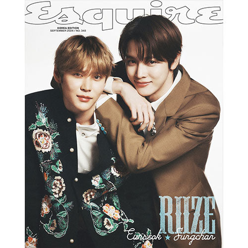 RIIZE Cover ESQUIRE September 2024 - D Version EUNSEOK SUNGCHAN main image