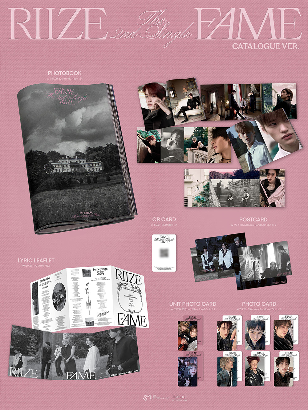 RIIZE - Fame [2nd Single Album - Catalogue Ver.]