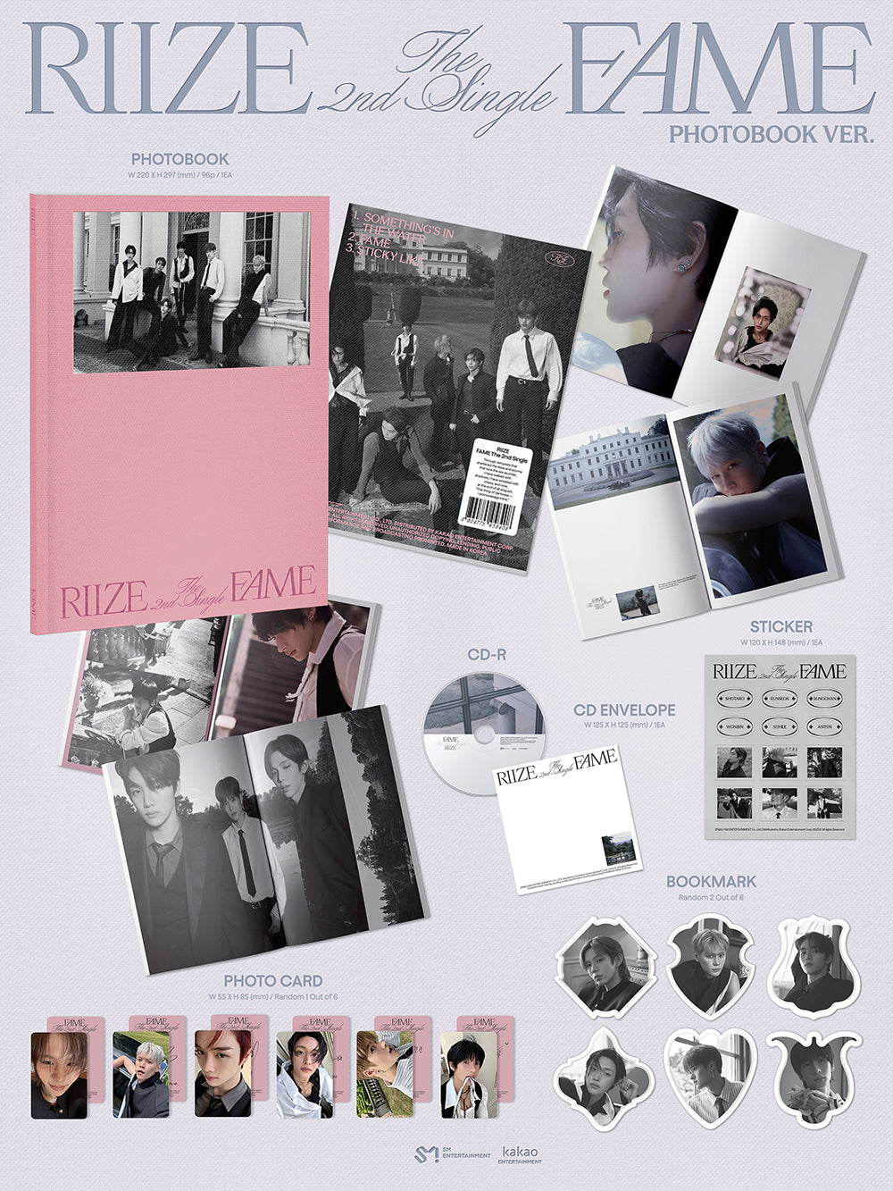 RIIZE - Fame [2nd Single Album - Photobook Ver.]