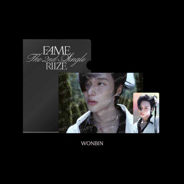 RIIZE Postcard and Hologram Photocard Set 2025 RIIZE PHOTO EXHIBITION Silence Inside the Fame Official MD - WONBIN Version