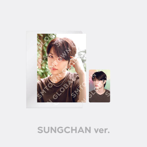 RIIZE Postcard and Hologram Photocard Set RIIZE ON THE SING STREET POP UP Official MD - Sungchan Version