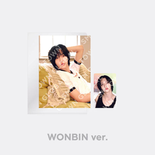 RIIZE Postcard and Hologram Photocard Set RIIZE ON THE SING STREET POP UP Official MD - Wonbin Version