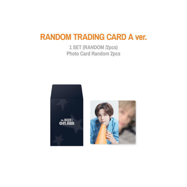 RIIZE Random Trading Card 3rd Anniversary Fanmeeting Ch RIIZE ON AIR Official MD A Ver - main image