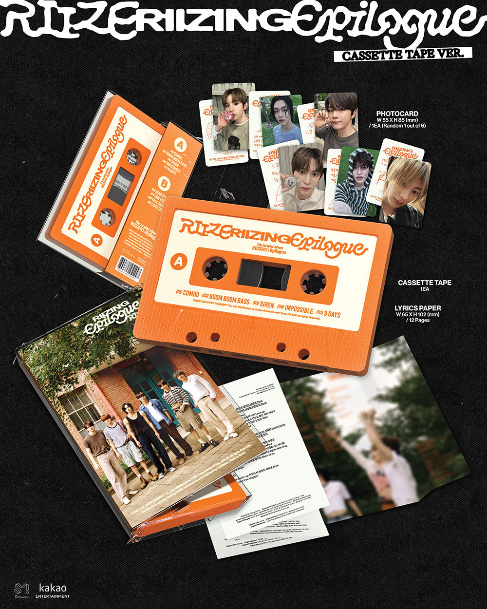 RIIZE - RIIZING : Epilogue [1st Mini Album - Cassette Tape Ver.]