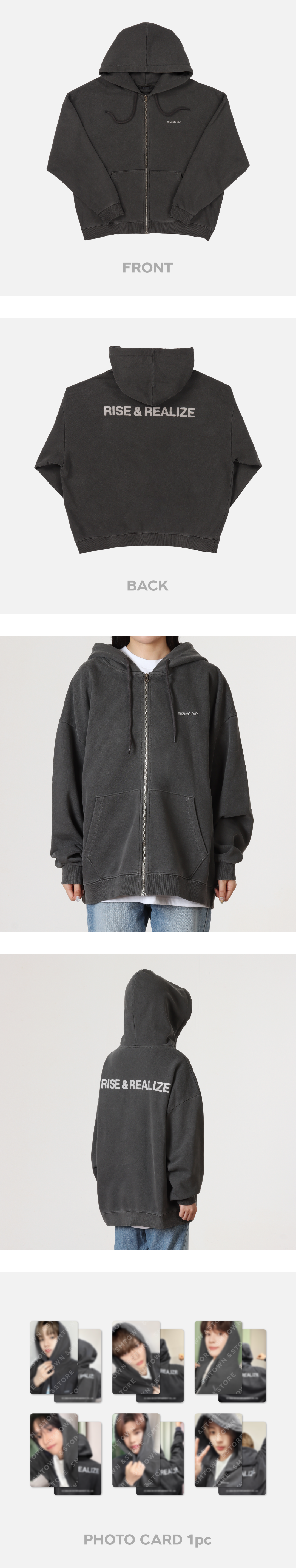 RIIZE ウォンビン ジップアップフーディ セット トレカ付き RIIZE ウォンビン ジップアップフーディ セット トレカ付き