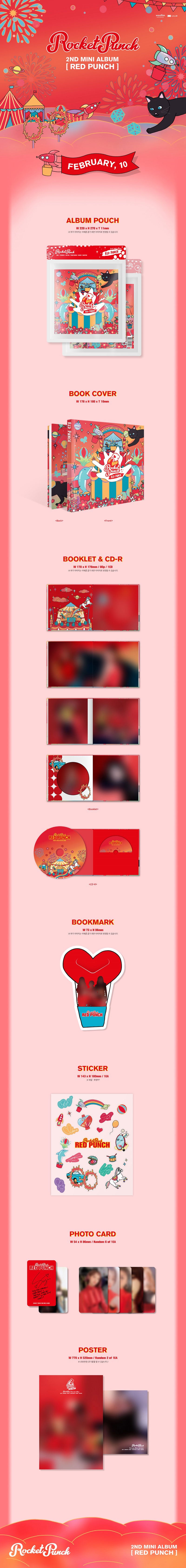 Rocket Punch - RED PUNCH [2nd Mini Album] - K PLACE