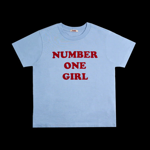 ROSÉ - NUMBER ONE GIRL T-Shirt (Blue) [rosie APT Official MD] - K