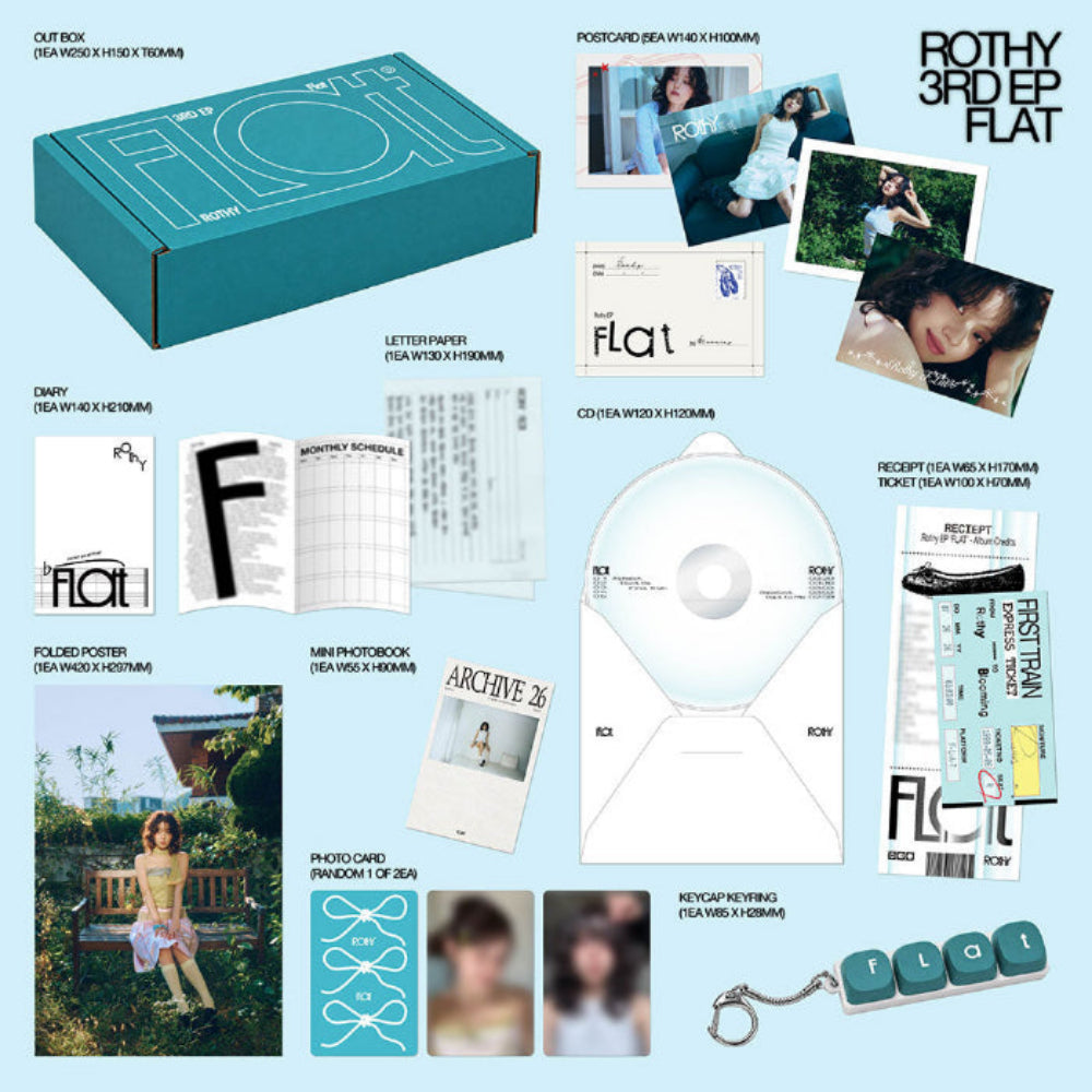 [PRE-ORDER] ROTHY - FLAT [3rd EP Album] gallery image 1
