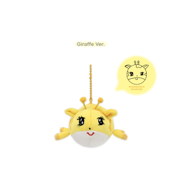 RYEOWOOK Stress Ball Keyring 2026 RYEOWOOKS AGIT Concert DIVE TO BLUE Official MD GIRAFFE Ver - main image