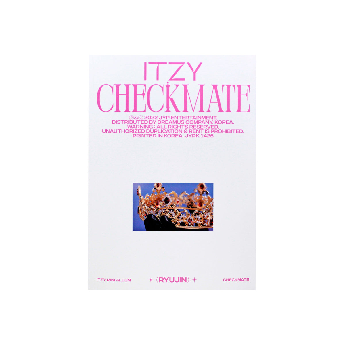 ITZY CHECKMATE Mini Album Standard Edition Ryujin Ver cover image