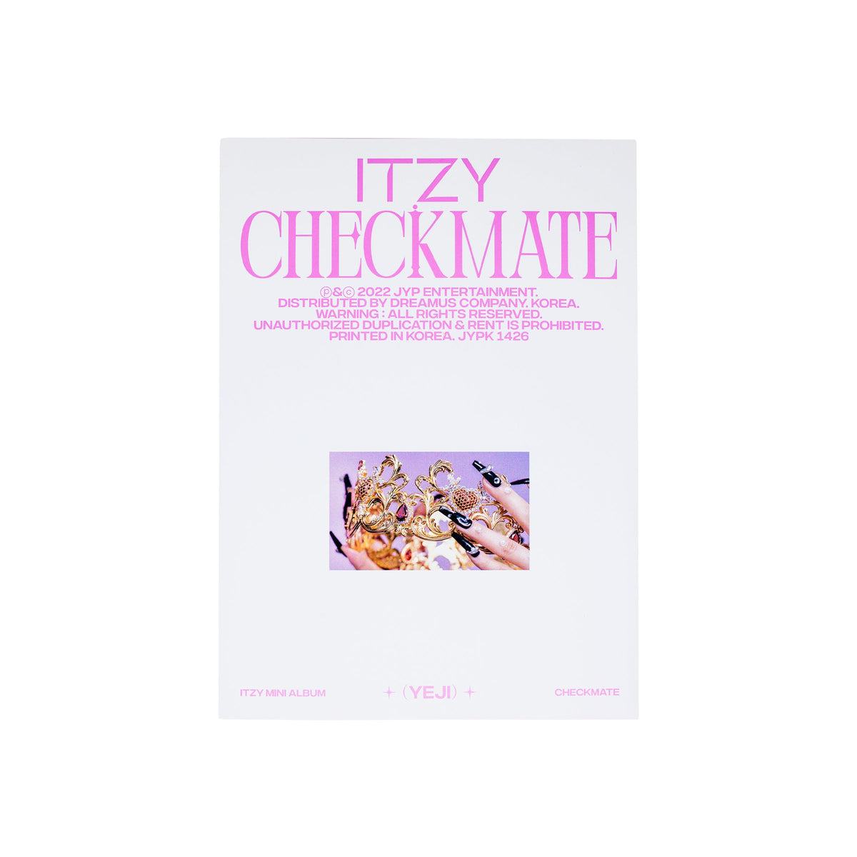 ITZY CHECKMATE Mini Album Standard Edition Yeji Ver cover image