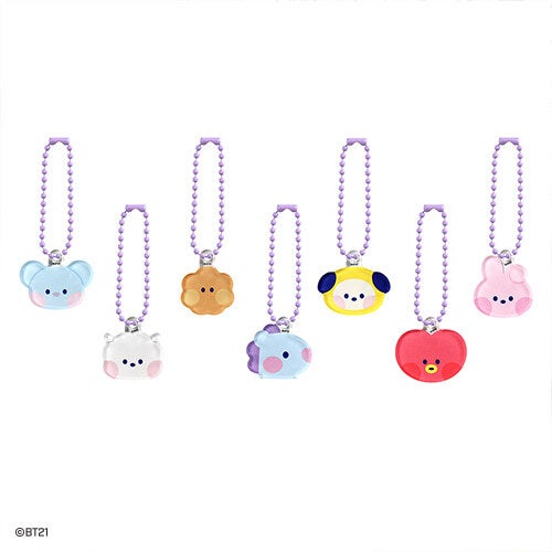 BT21 minini - Acrylic Simple Keyring 7 Variations Version Main Image