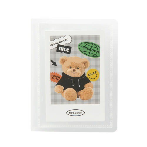 Teddy Bear Mini PP Collect Book Photocard Album 40 Pockets Main Image