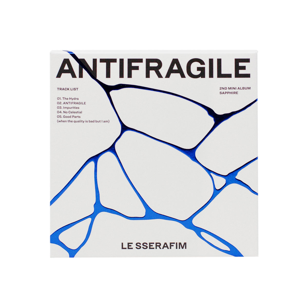 LE SSERAFIM ANTIFRAGILE 2nd Mini Album - COMPACT Version Sapphire Ver Main Product Image