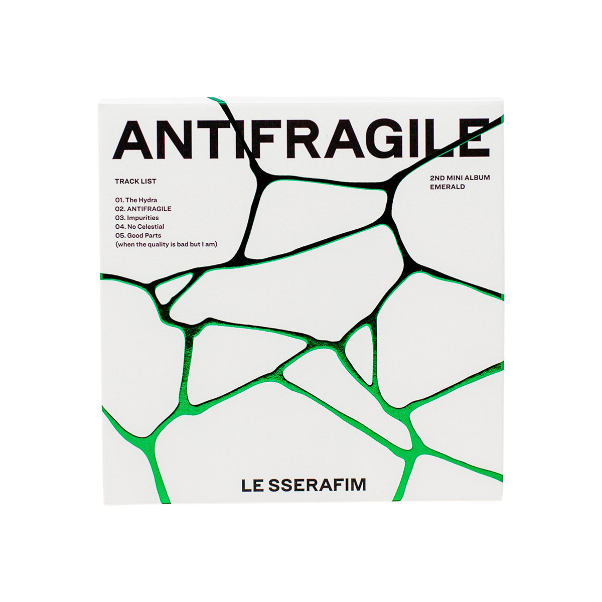 LE SSERAFIM ANTIFRAGILE 2nd Mini Album - COMPACT Version Emerald Ver Main Product Image