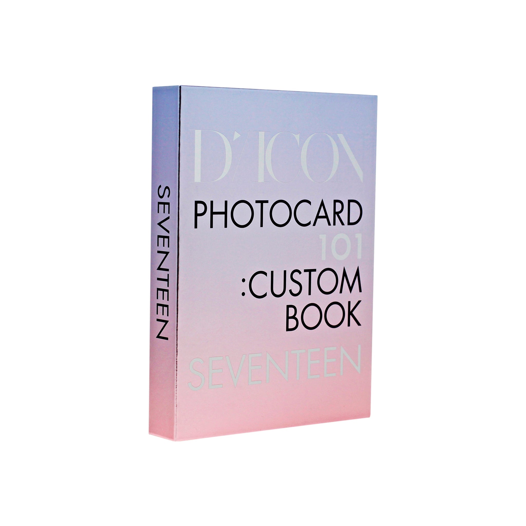 SEVENTEEN DICON PHOTOCARD 101 : CUSTOM BOOK Binder Photocard case