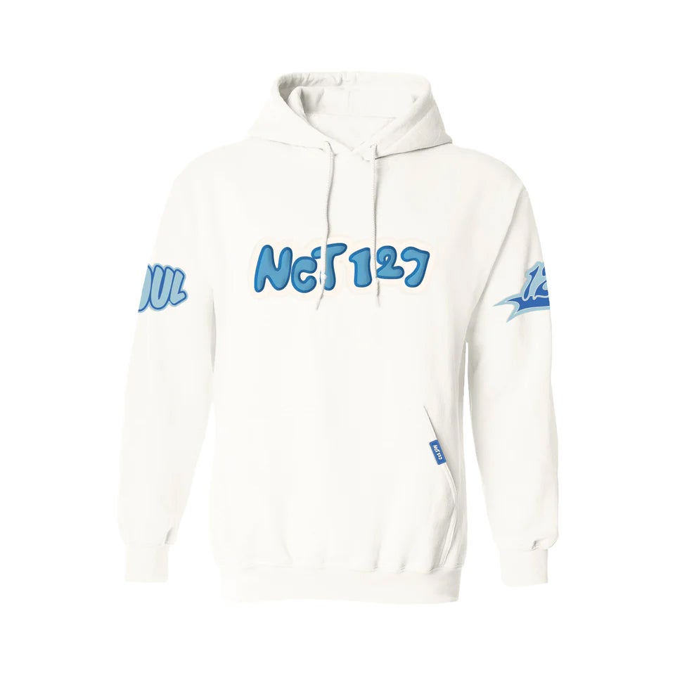 NCT 127 White Hoodie Neo Culture MD Collection front of hoodie - image