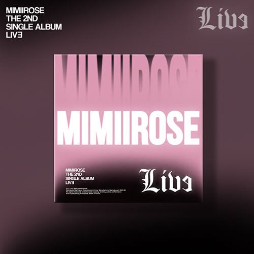 mimiirose - LIVE 2nd Single Album Main Image