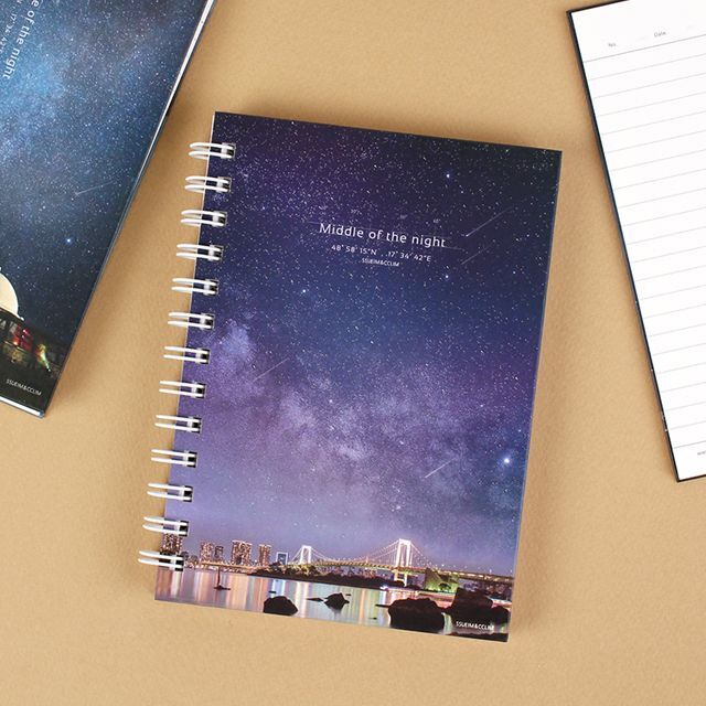 Ssueim &amp; Cclim Middle of the Night Hardcover Notebook Lined Main Image 1